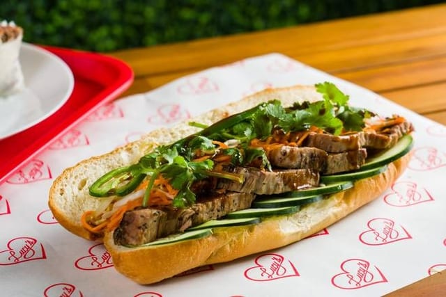 Smoked Brisket Banh Mi.