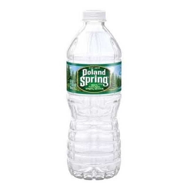 Poland Spring Water.